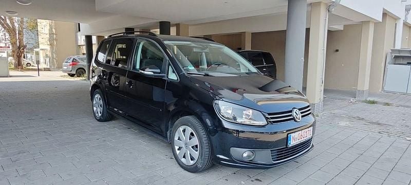 Schwarz Gebraucht 2012 VW Touran Comfortline Van / Kleinbus | 3.500 € (Superpreis) - Bild 1/4