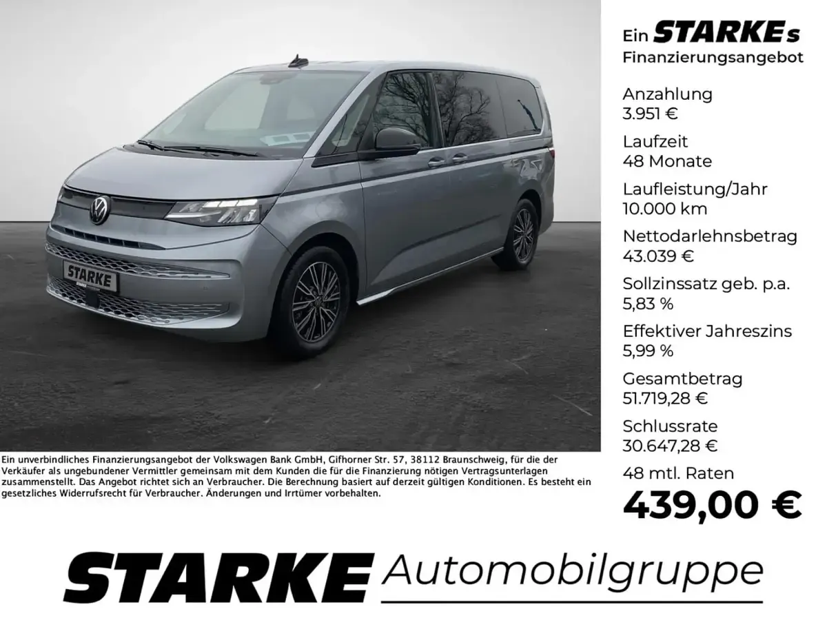 Second-hand VW Multivan Basis 150 CP (110 kW) 2024 Monovolum