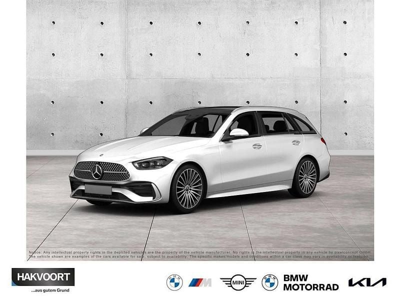 Weiß Gebraucht 2022 Mercedes C300 Business Limousine | 33.980 € (Superpreis) - Bild 1/4