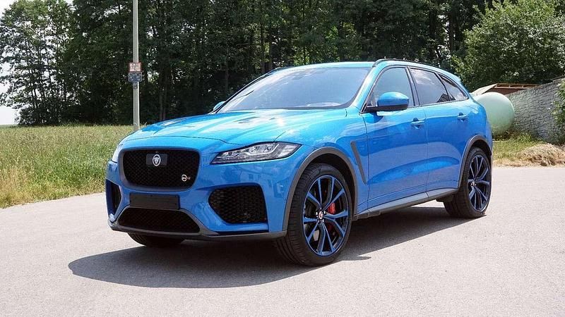 Blau Gebraucht 2019 Jaguar F-Pace SVR SUV | 49.480 € (Guter Preis) - Bild 1/4