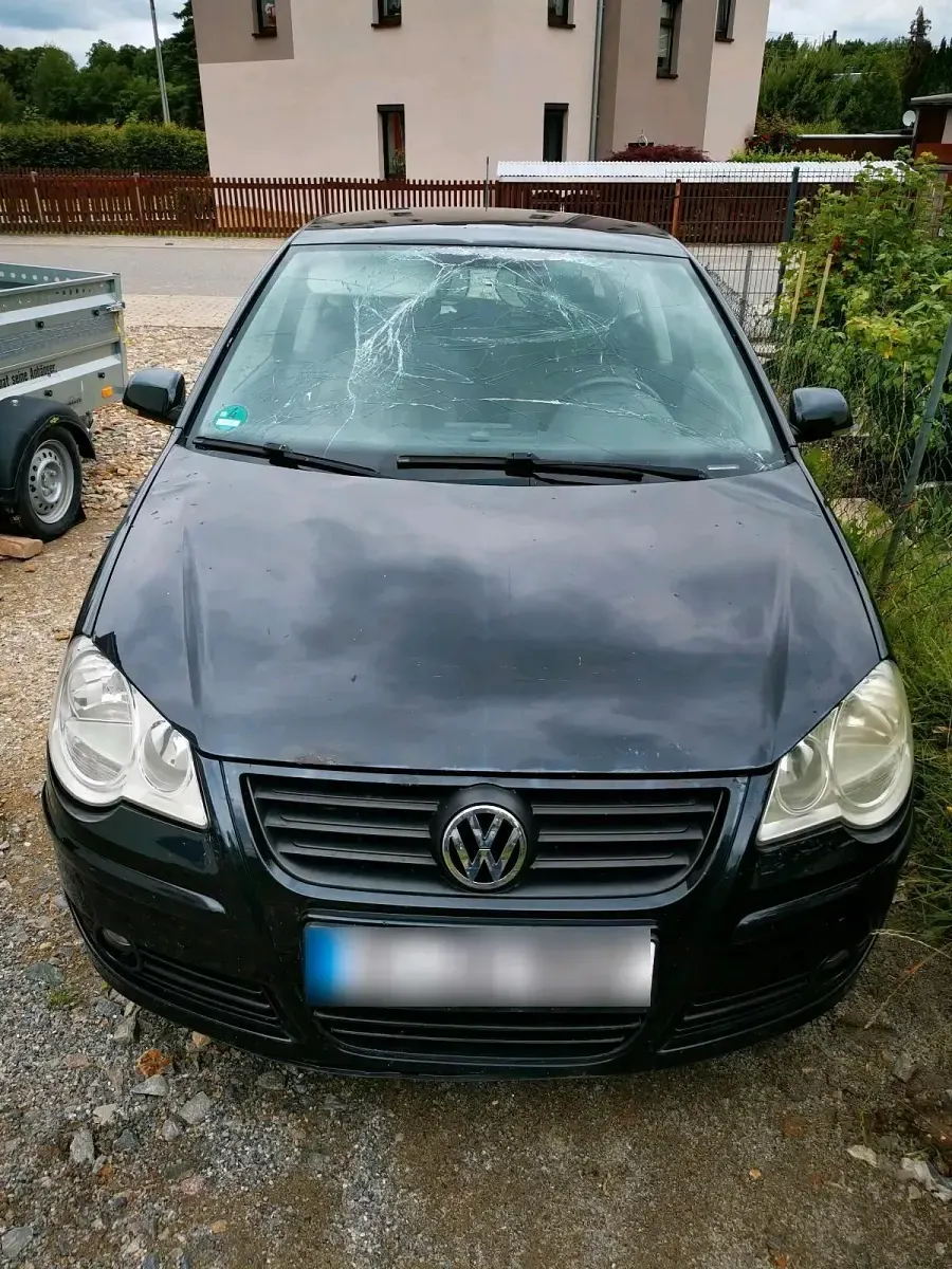 Gebraucht VW Polo 80 PS (58 kW) 2007 Schwarz Kleinwagen