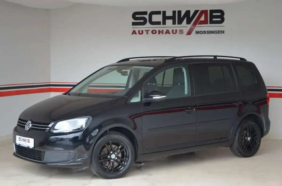 Gebraucht VW Touran 140 PS (102 kW) 2012 Schwarz Van / Kleinbus