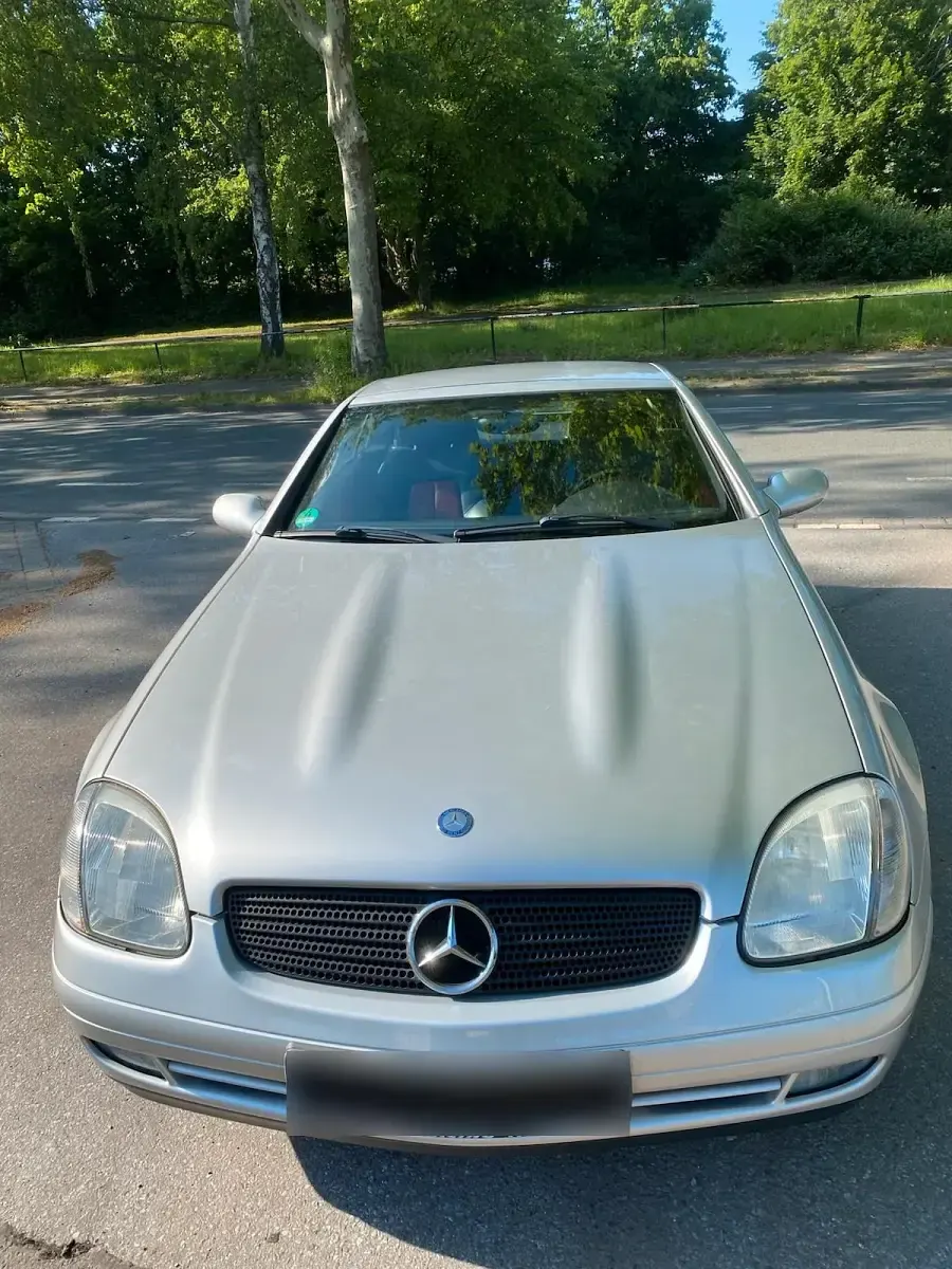 Second-hand Mercedes SLK200 136 CP (100 kW) 1997 Argintiu Cabrio