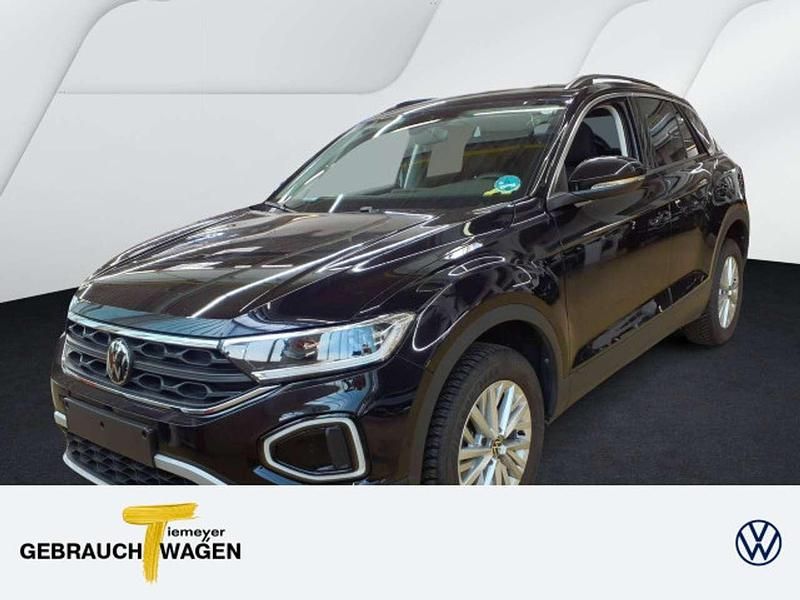 Schwarz Gebraucht 2024 VW T-Roc Life SUV | 21.980 € (Guter Preis) - Bild 1/3