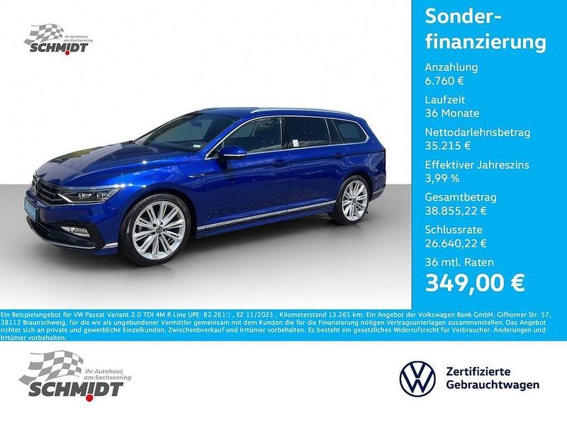 Blau Gebraucht 2023 VW Passat Elegance Kombi | 41.975 € (Teuer) - Bild 1/4