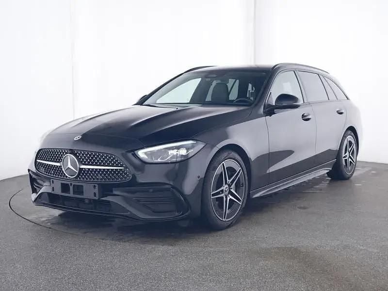 Schwarz Gebraucht 2023 Mercedes C180 AMG Kombi | 37.149 € (Fairer Preis) - Bild 1/4