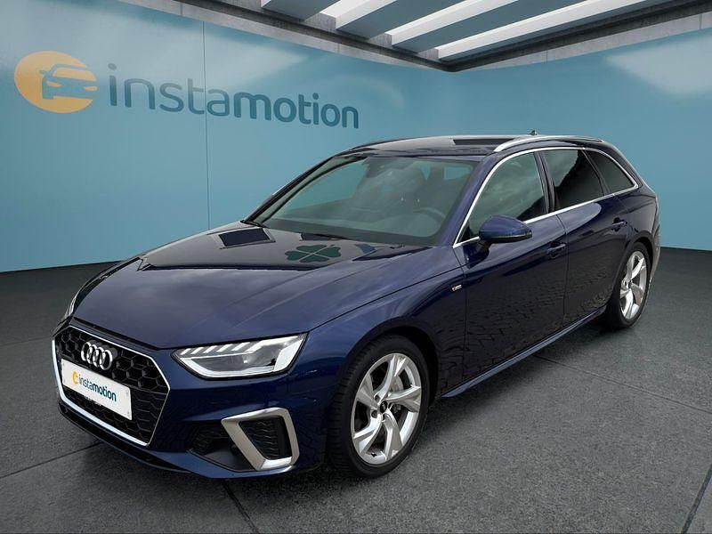 Blau Gebraucht 2022 Audi A4 S-Line Kombi | 29.649 € (Fairer Preis) - Bild 1/4