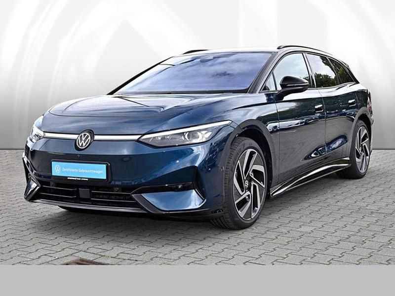 Aquamarinblau metallic Gebraucht 2025 VW ID.7 Pro Limousine | 51.890 € (Teuer) - Bild 1/4