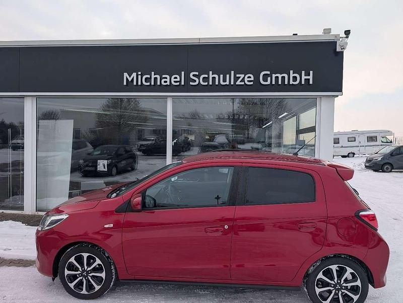 Amarena rot Gebraucht 2022 Mitsubishi Space Star Select+ Kleinwagen | 11.990 € (Fairer Preis) - Bild 1/4