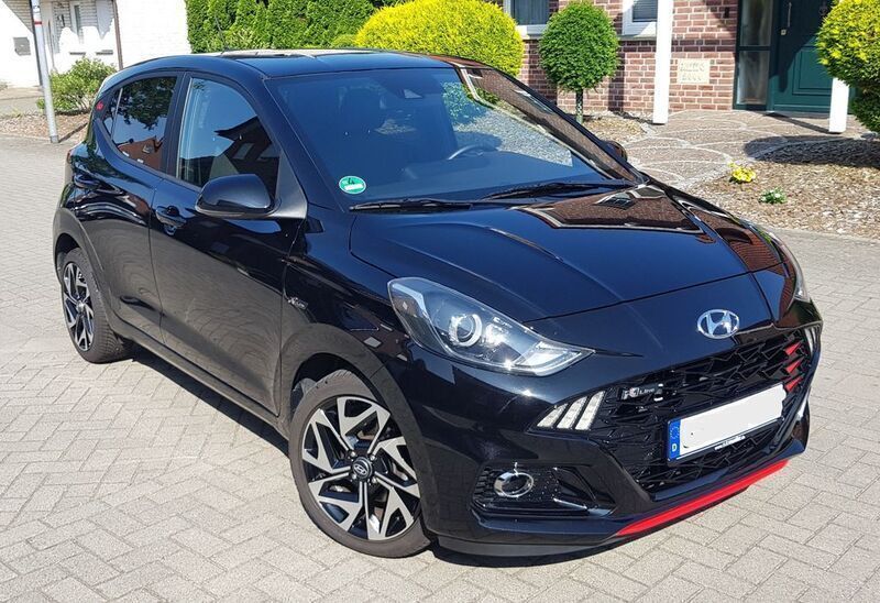 Schwarz Gebraucht 2022 Hyundai i10 N Line Kleinwagen | 14.700 € (Guter Preis) - Bild 1/4