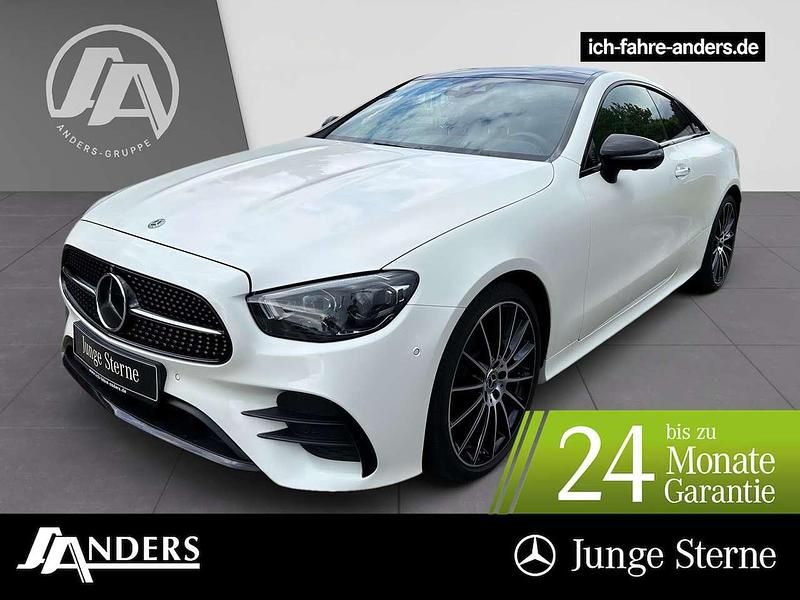 Diamantweiß bright Gebraucht 2021 Mercedes E400 AMG Coupé | 52.824 € (Fairer Preis) - Bild 1/3