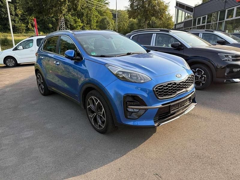 (b3l) blue flame met. Gebraucht 2019 Kia Sportage GT-Line SUV | 19.900 € (Fairer Preis) - Bild 1/1