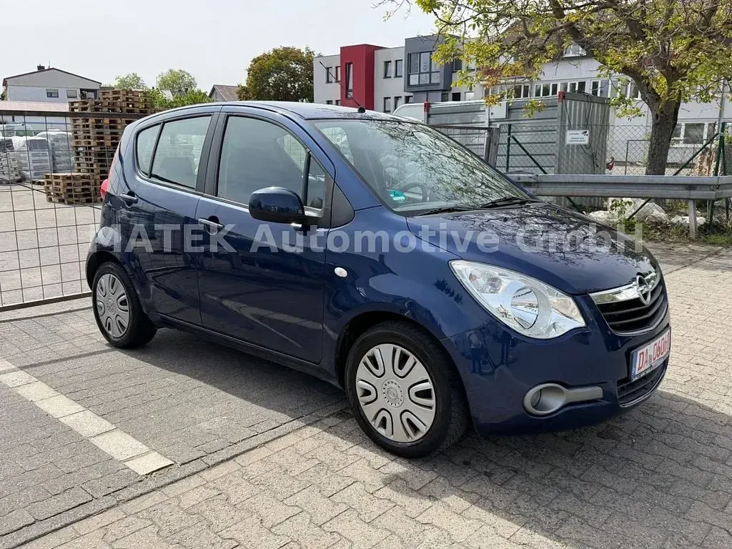 Gebraucht Opel Agila Edition 65 PS (47 kW) 2009 Blau Kleinwagen