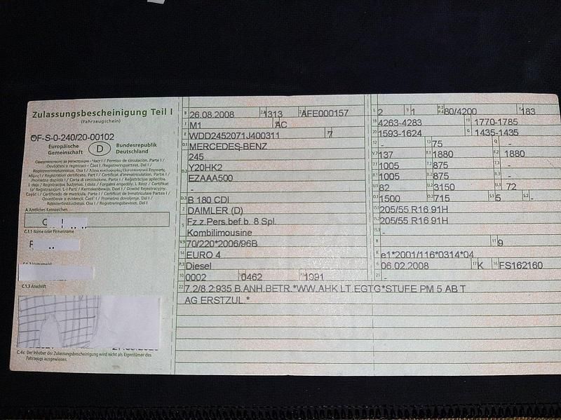 Gebraucht Mercedes B180 2008 Schwarz Van / Kleinbus