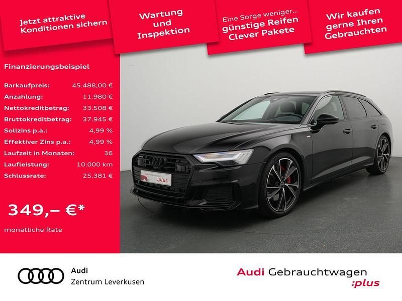 Brillantschwarz Gebraucht 2022 Audi A6 S-Line Kombi | 45.488 € (Etwas zu teuer) - Bild 1/4