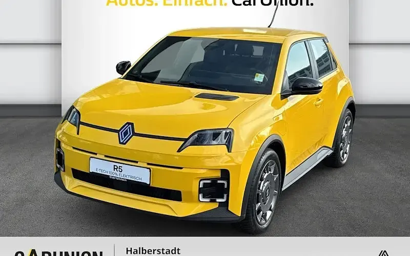 Uusi Renault R5 Evolution 89 kW (122 HP) 2025 Keltainen Viistoperä
