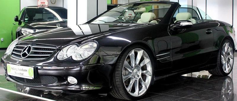 Schwarz Gebraucht 2005 Mercedes SL350 Cabrio | 21.990 € (Fairer Preis) - Bild 1/4