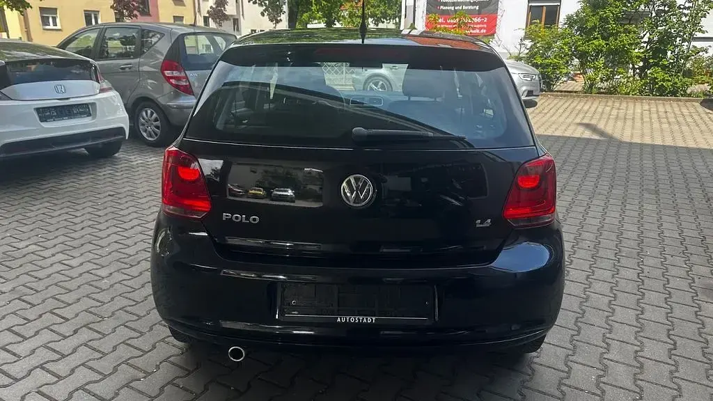 Gebraucht VW Polo Highline 86 PS (63 kW) 2009 Schwarz Kleinwagen