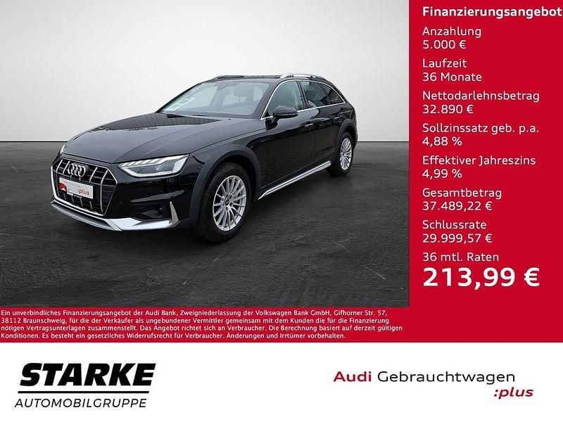 Mythosschwarz metallic Gebraucht 2024 Audi A4 Allroad Ambiente Kombi | 37.890 € (Guter Preis) - Bild 1/4