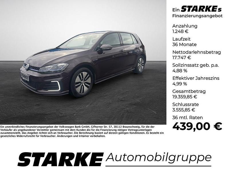 Black rubin Gebraucht 2018 VW Golf VII GTE Limousine | 18.995 € (Fairer Preis) - Bild 1/4