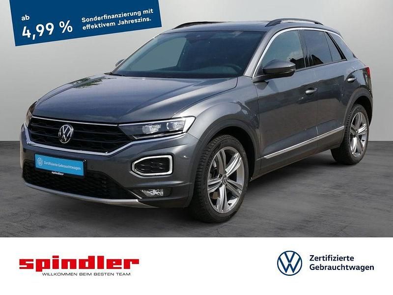 Grau Gebraucht 2021 VW T-Roc Highline SUV | 24.840 € (Etwas zu teuer) - Bild 1/3