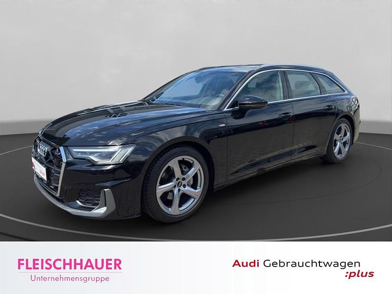 Weiss Gebraucht 2024 Audi A6 S-Line Kombi | 53.940 € - Bild 1/4