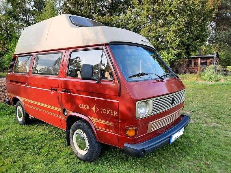 Rot Gebraucht 1986 VW T3 CLUB Van | 11.111 € - Bild 1/4