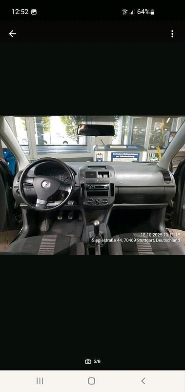 Gebraucht VW Polo 75 PS (55 kW) 2008 Schwarz Kleinwagen