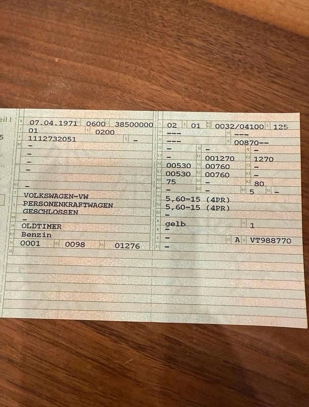 Gebraucht VW Käfer 1971 Gelb Kleinwagen