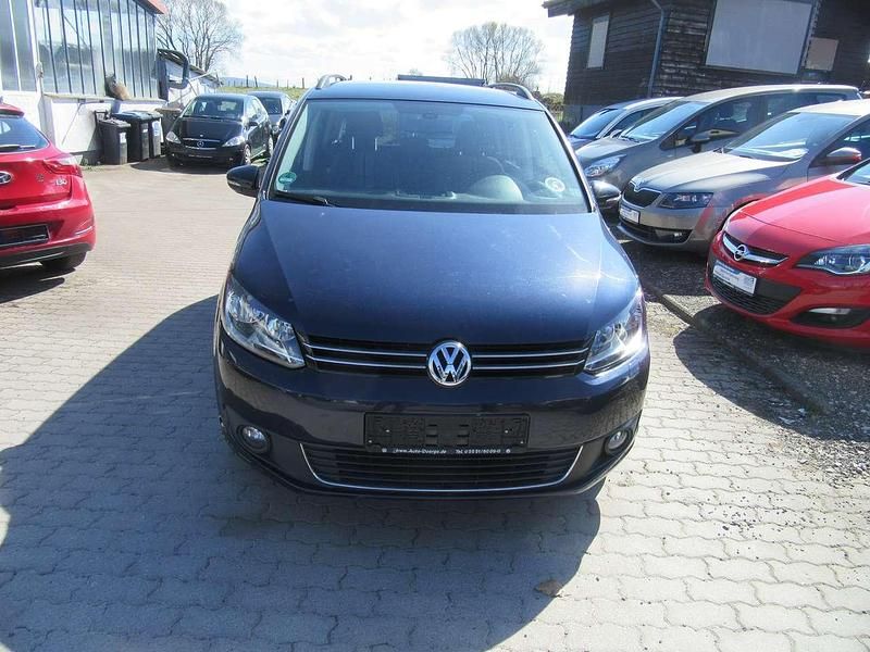 Night blue metallic Gebraucht 2012 VW Touran Match Van / Kleinbus | 7.499 € (Fairer Preis) - Bild 1/4