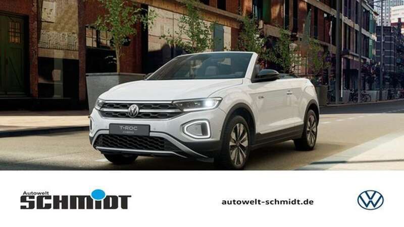 Pure white Neu 2025 VW T-Roc Cabriolet Goal Cabrio | 36.690 € (Fairer Preis) - Bild 1/4