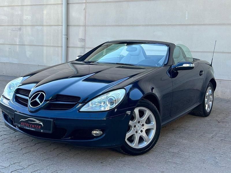 Gebraucht Mercedes SLK280 231 PS (169 kW) 2005 Blau Cabrio