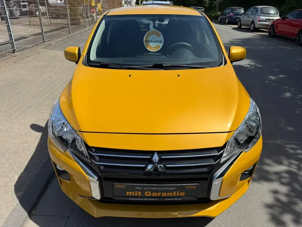 Gebraucht Mitsubishi Space Star 80 PS (58 kW) 2020 Gelb Kleinwagen