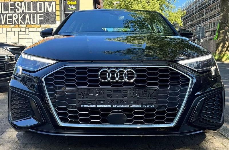 Schwarz Gebraucht 2023 Audi A3 S-Line Limousine | 22.999 € (Fairer Preis) - Bild 1/4