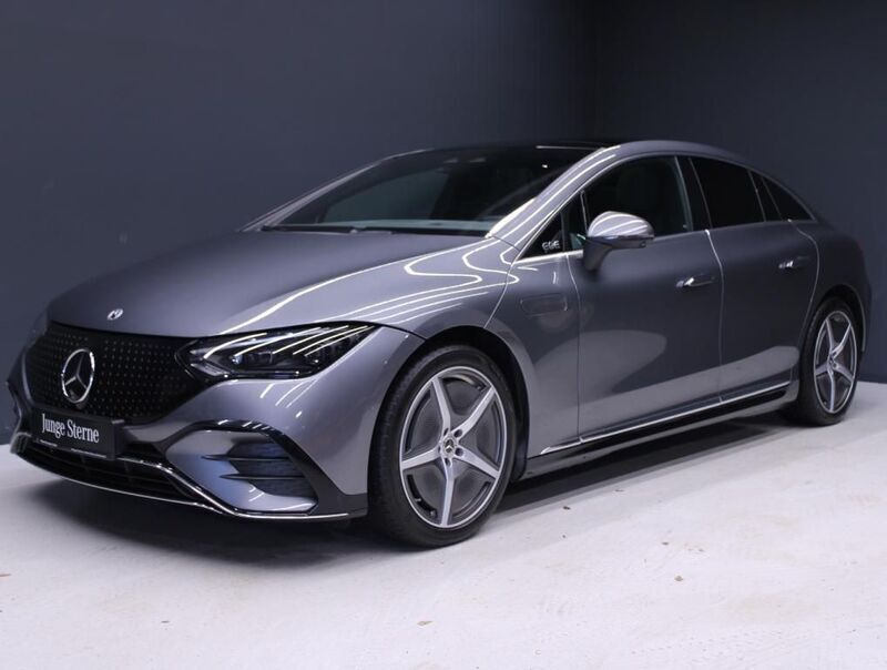 Metalliclack selenitgrau Gebraucht 2022 Mercedes EQE350 AMG Limousine | 49.490 € (Fairer Preis) - Bild 1/4