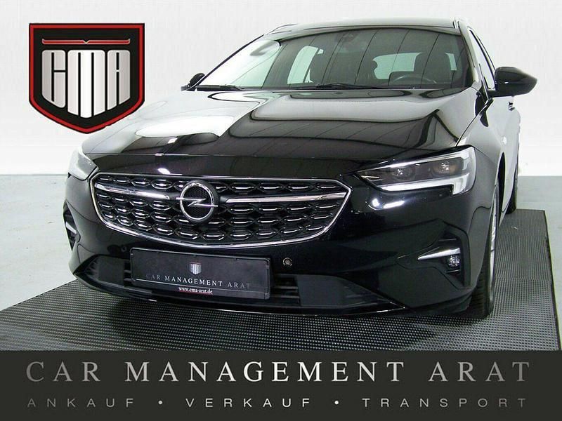 Onyx schwarz (metallic) Gebraucht 2021 Opel Insignia Elegance Kombi | 20.905 € (Guter Preis) - Bild 1/4