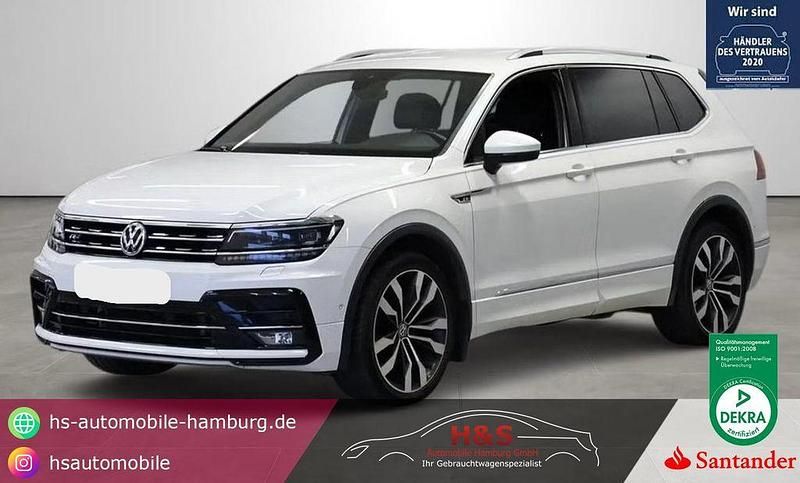 Pure white Gebraucht 2019 VW Tiguan Allspace Highline SUV | 25.900 € (Fairer Preis) - Bild 1/4