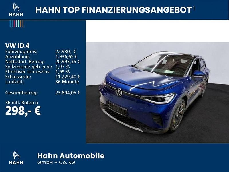 Gebraucht VW ID.4 Pure 125 kW (170 PS) 2022 Blue dusk metallic SUV