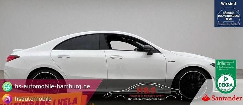 Polarweiss unilack Gebraucht 2023 Mercedes CLA35 AMG AMG Limousine | 46.900 € (Fairer Preis) - Bild 1/4