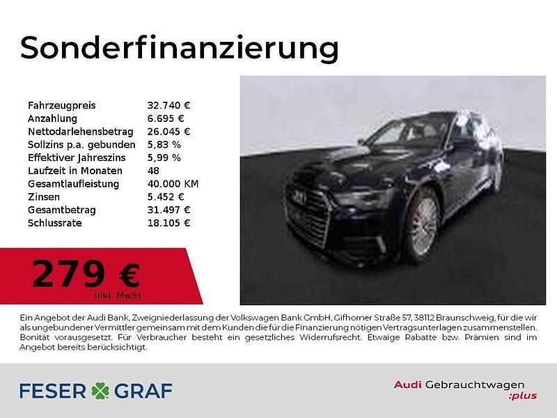 Gebraucht Audi A6 Ambiente 265 PS (194 kW) 2022 Firmamentblau metallic Kombi