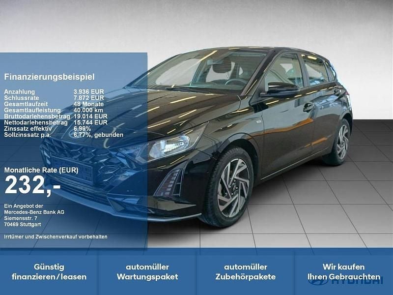 Schwarz Gebraucht 2024 Hyundai i20 Trend Limousine | 19.680 € (Fairer Preis) - Bild 1/4