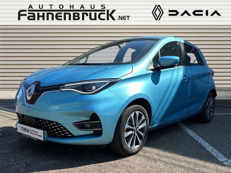 Blau (aquamarinblau (blau)) Gebraucht 2021 Renault Zoe Intens Kleinwagen | 15.290 € (Fairer Preis) - Bild 1/4