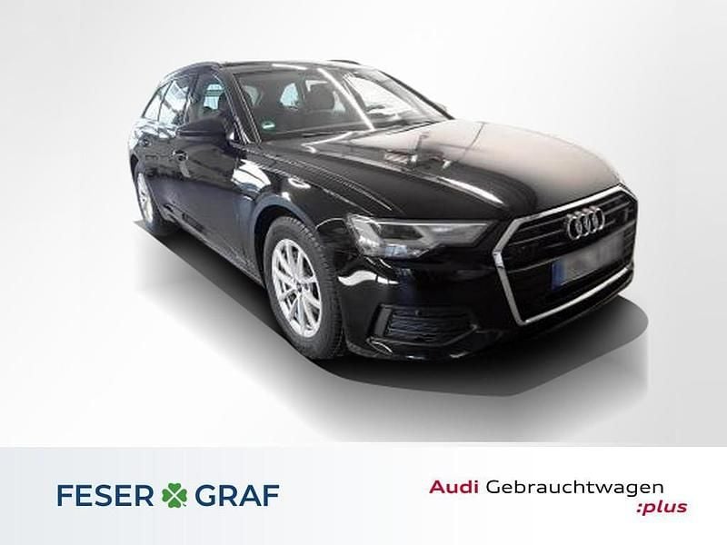 Brillantschwarz Gebraucht 2022 Audi A6 Ambiente Kombi | 27.778 € (Superpreis) - Bild 1/4