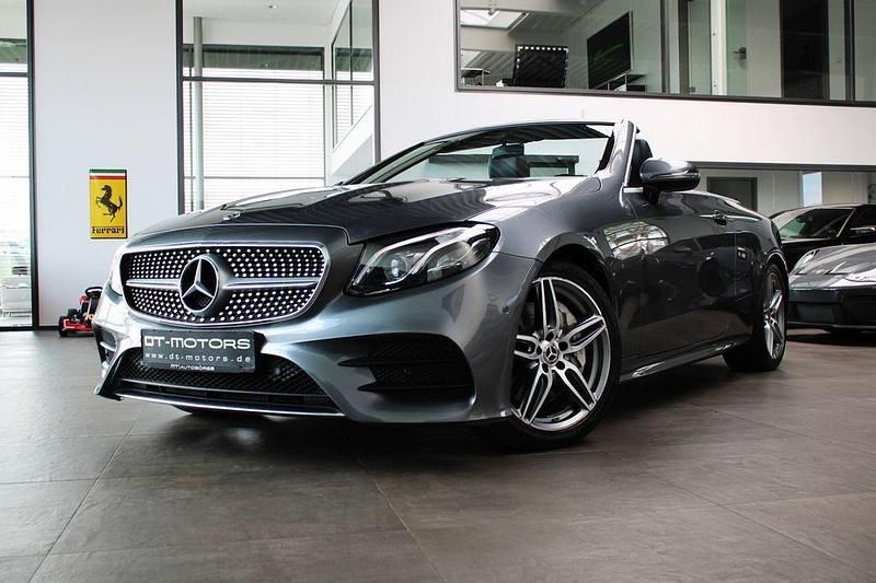 Selenitgrau Gebraucht 2017 Mercedes E300 AMG line Cabrio | 29.500 € (Fairer Preis) - Bild 1/4