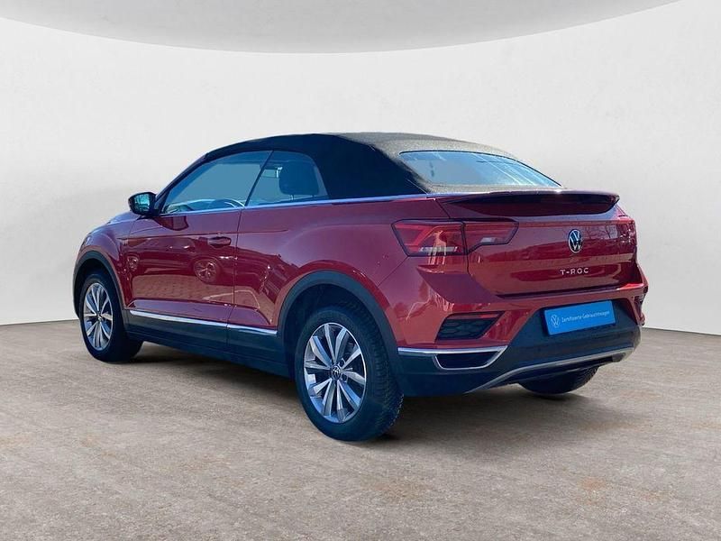 Gebraucht VW T-Roc Cabriolet Style 110 PS (80 kW) 2021 Rot Cabrio