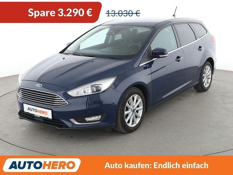 Gebraucht Ford Focus Titanium 125 PS (91 kW) 2017 Blazer blue Kombi