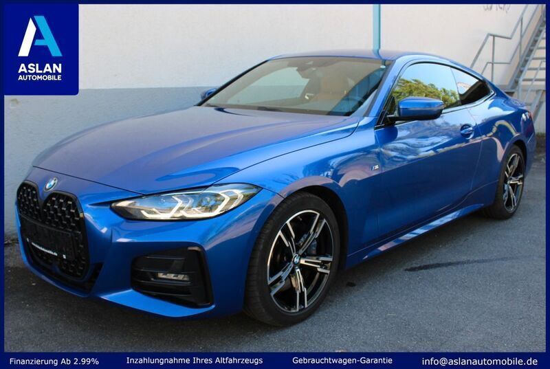 Blau Gebraucht 2020 BMW 420 M Sport Coupé | 29.700 € - Bild 1/4