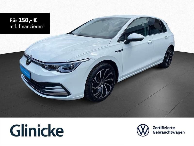 Pure white Gebraucht 2024 VW Golf VIII Style Limousine | 25.433 € (Guter Preis) - Bild 1/3