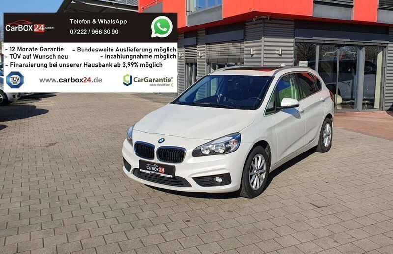 Mineralweiss metallic Gebraucht 2017 BMW 218 Advantage Limousine | 11.950 € (Fairer Preis) - Bild 1/4