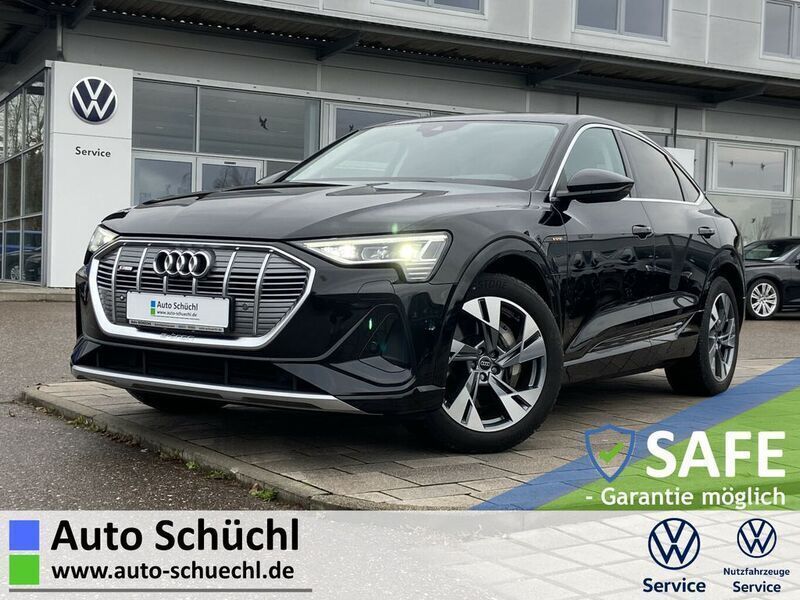 Brilliantschwarz Gebraucht 2022 Audi e-tron S-Line SUV | 37.670 € (Superpreis) - Bild 1/4